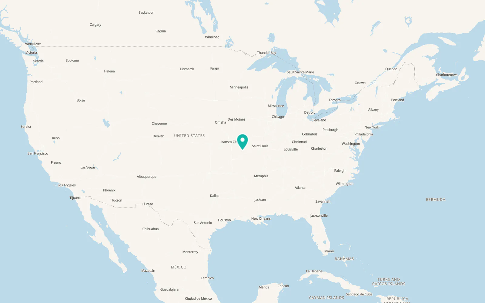Map of Camdenton