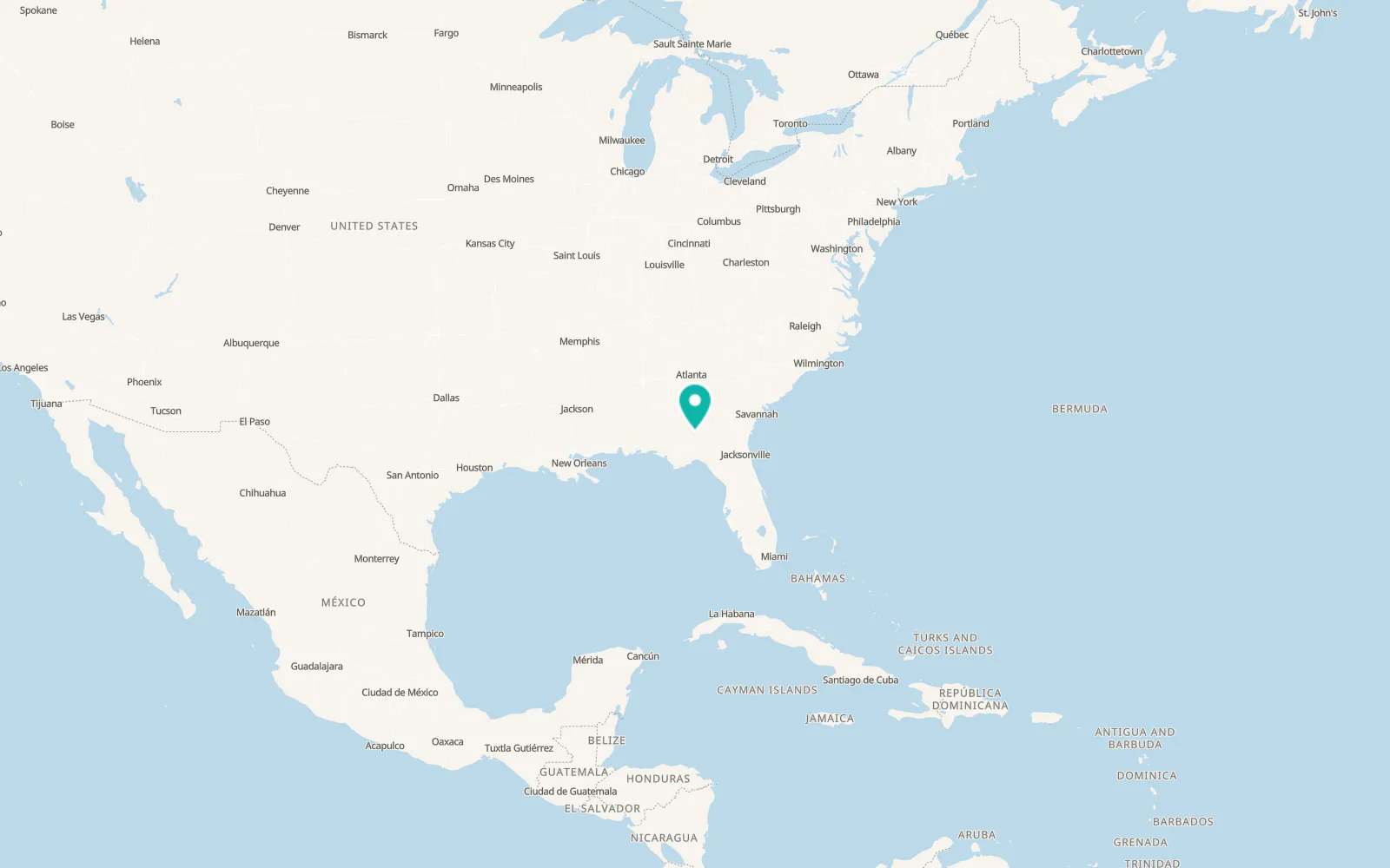 Map of Camilla