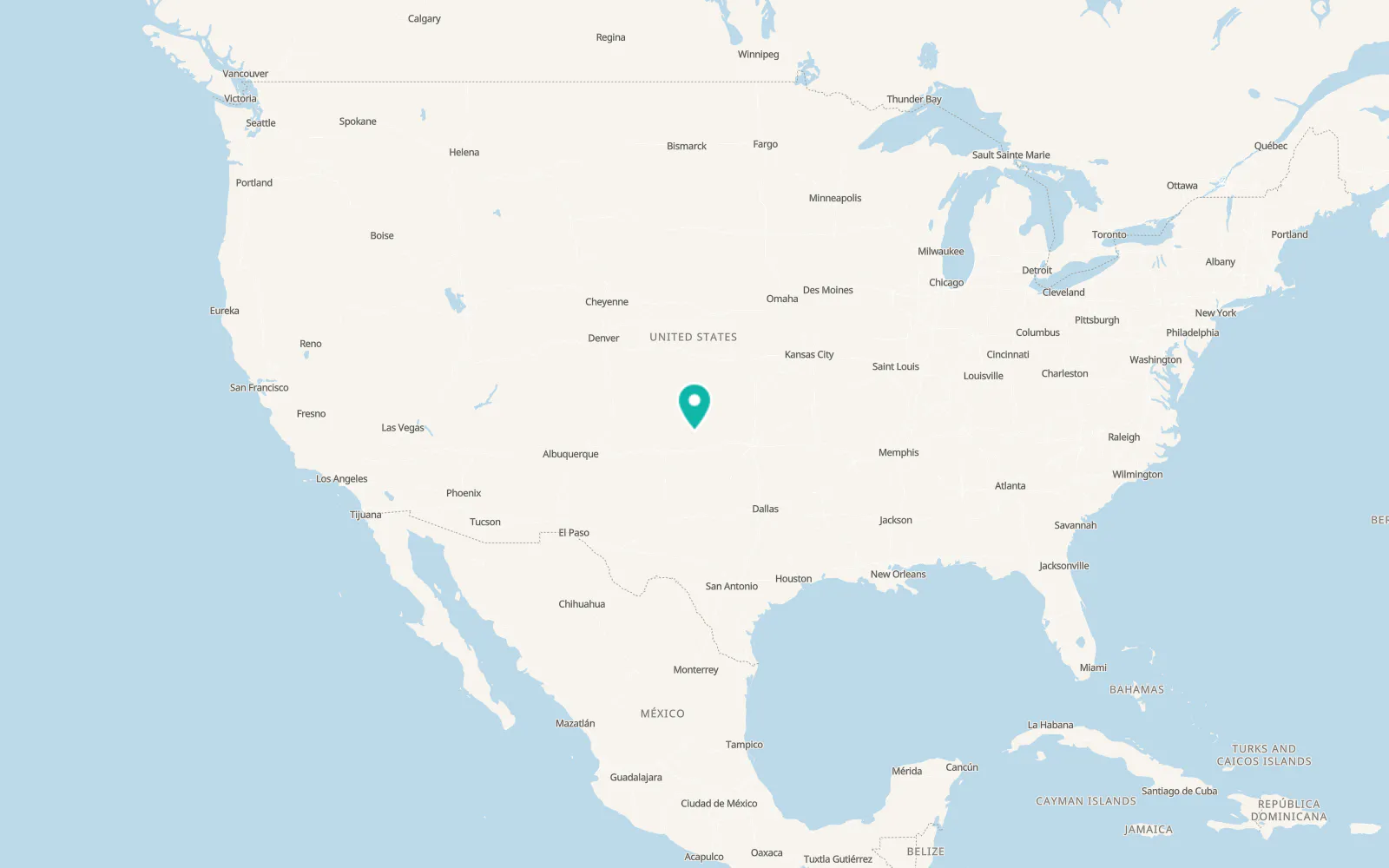 Map of Canadian