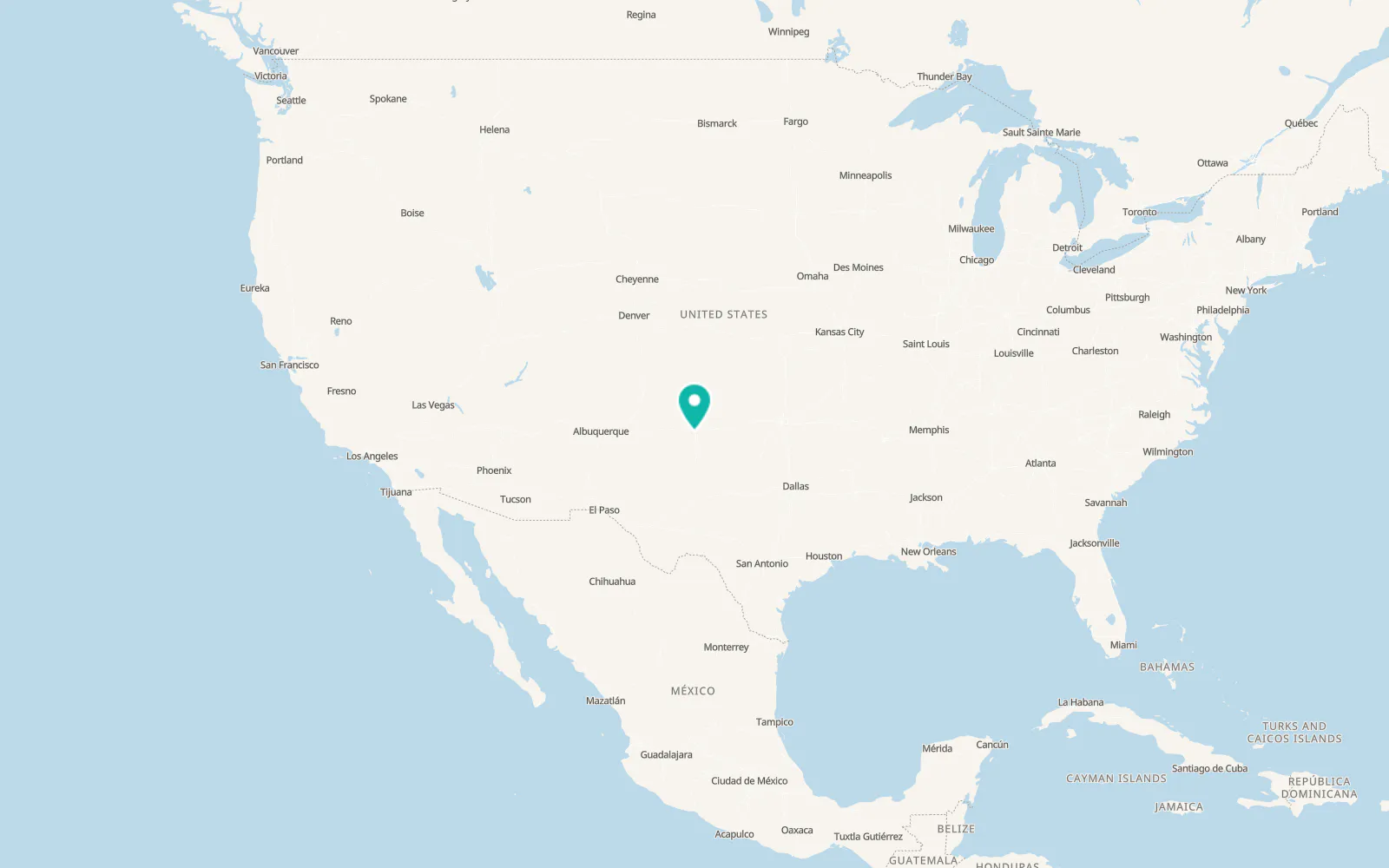 Map of Canyon