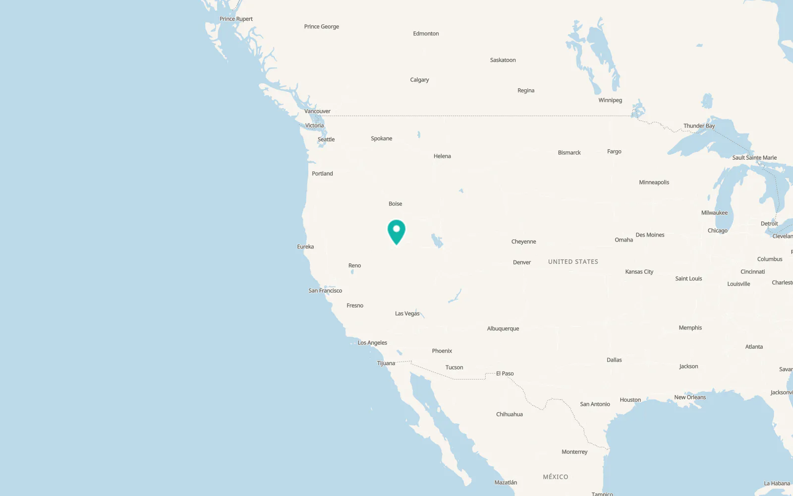 Map of Carlin