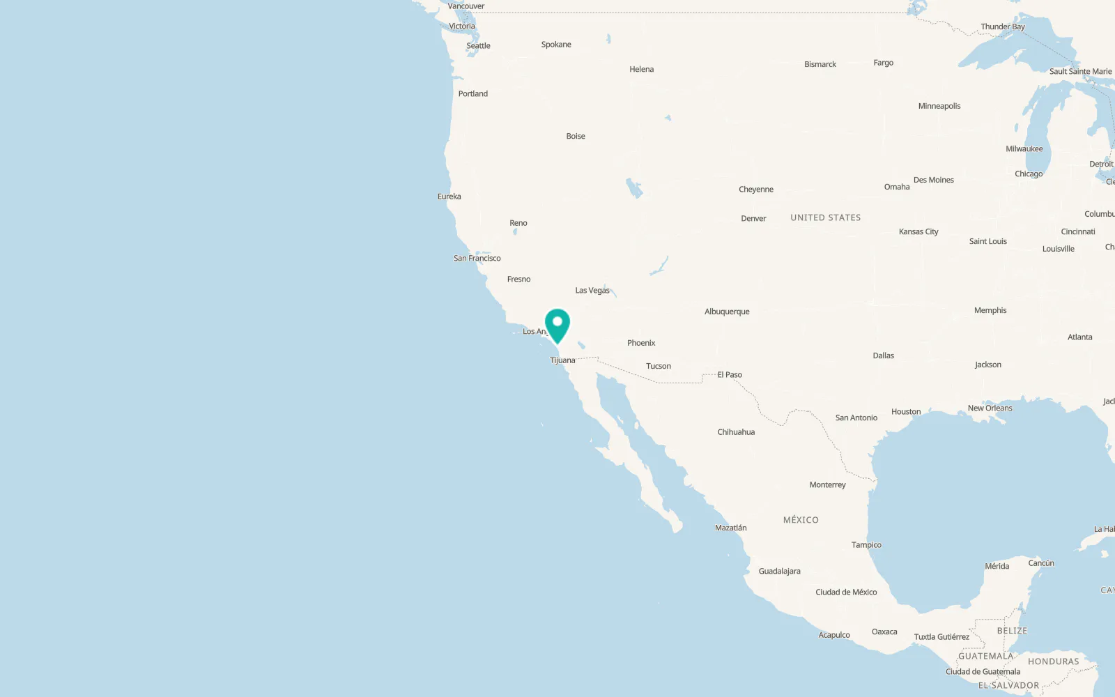 Map of Carlsbad