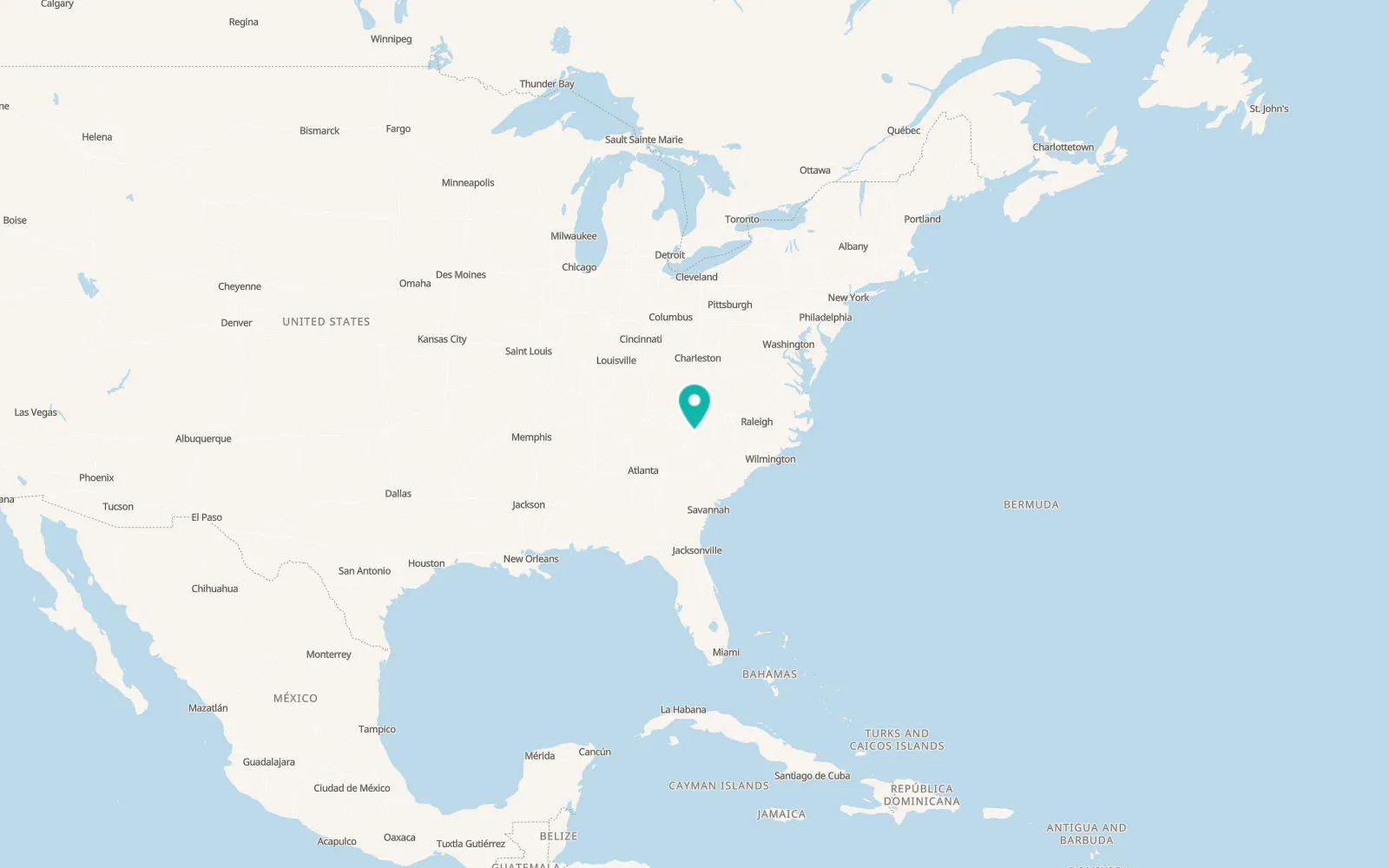 Map of Caroleen
