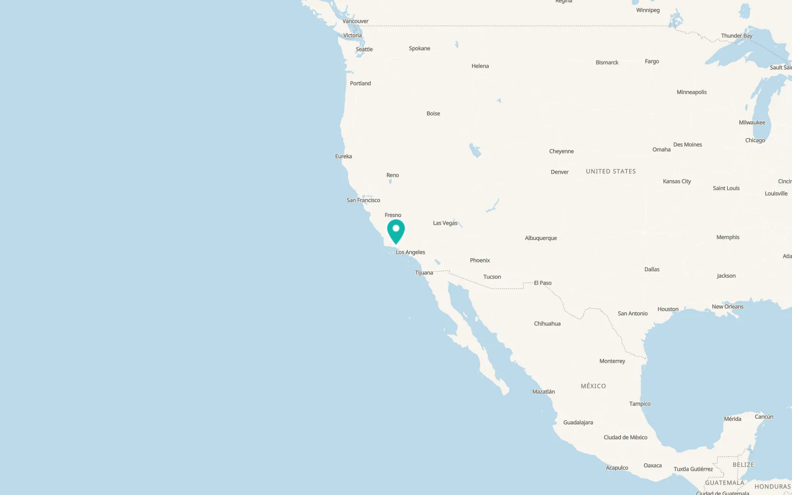 Map of Carpinteria