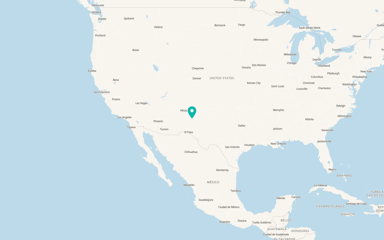 Map of Carrizozo