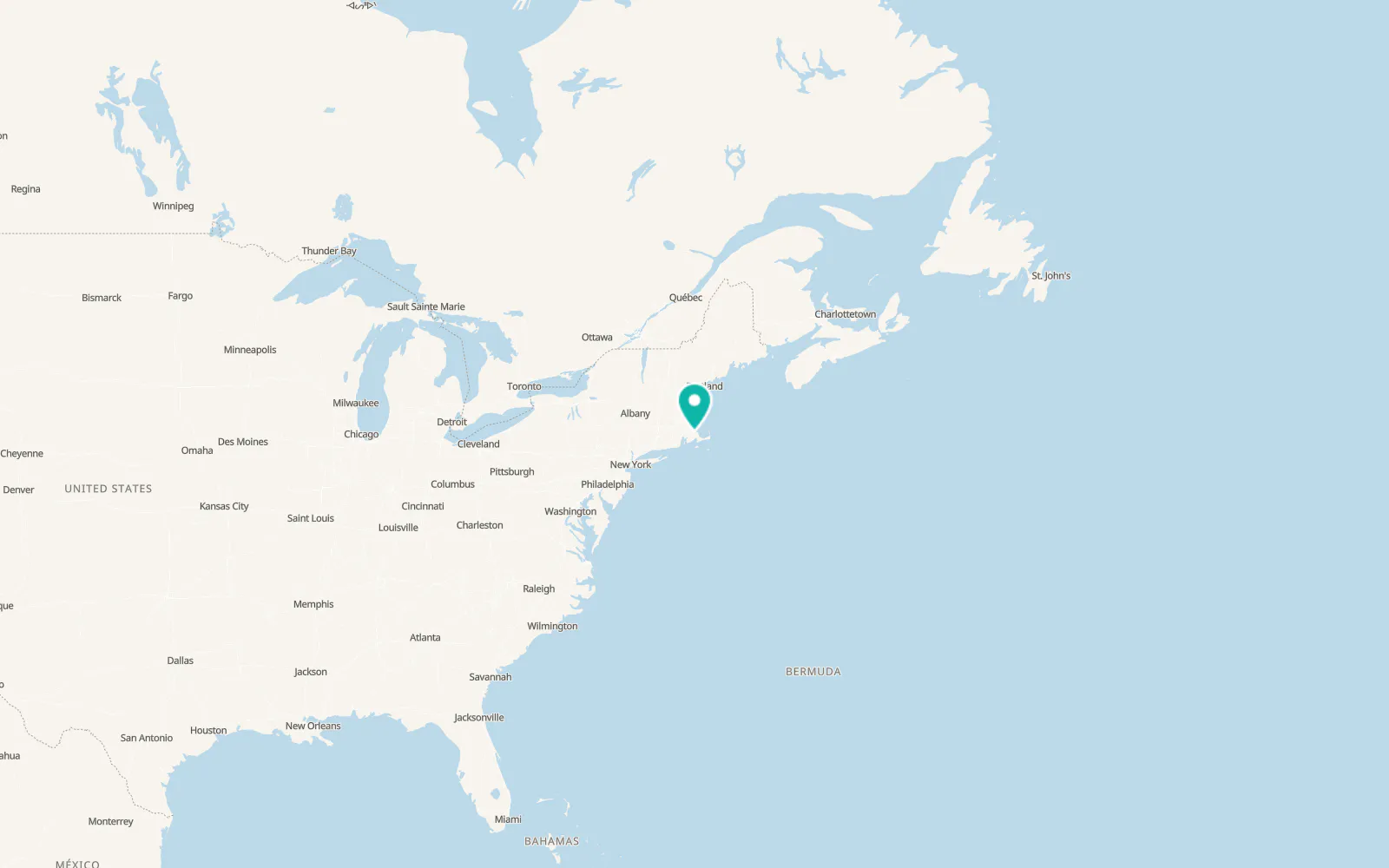 Map of Carver