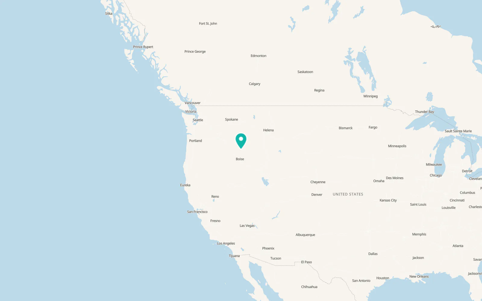 Map of Cascade