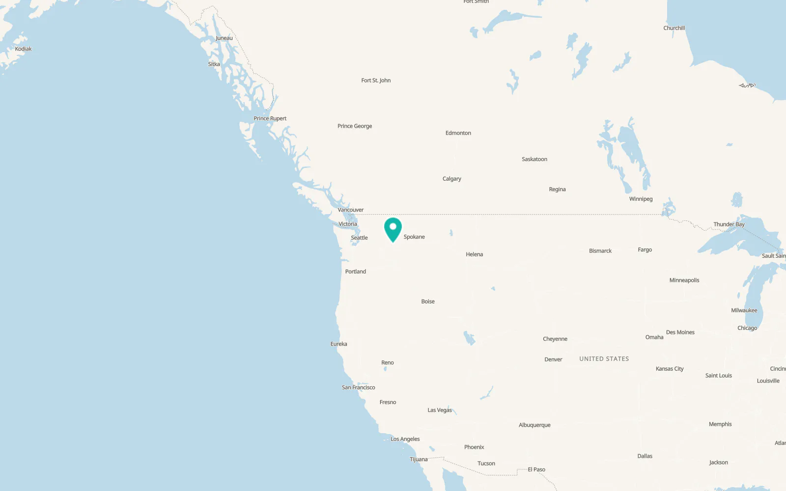 Map of Cascade Valley
