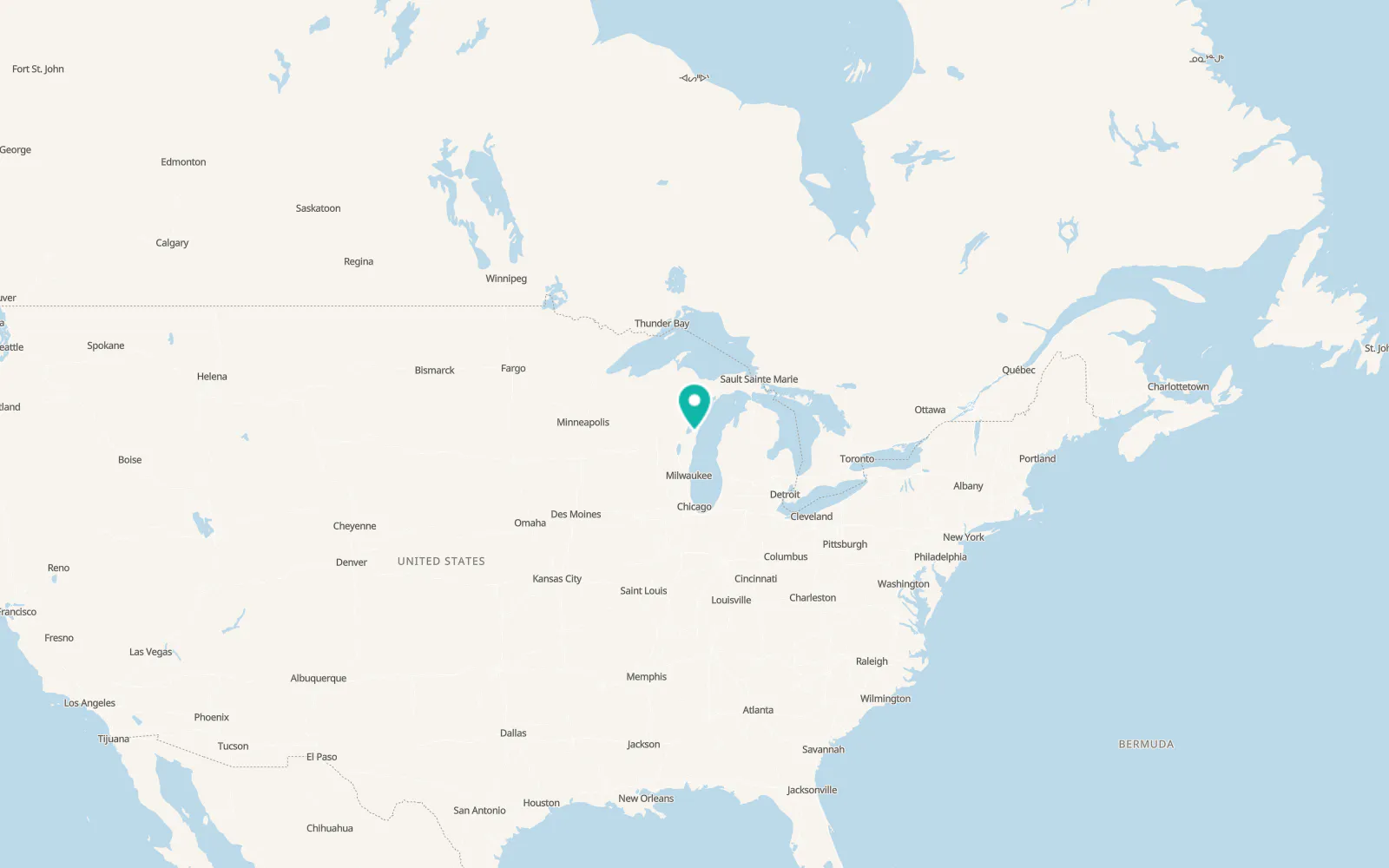 Map of Casco