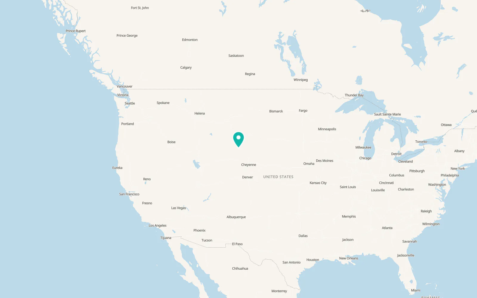 Map of Casper