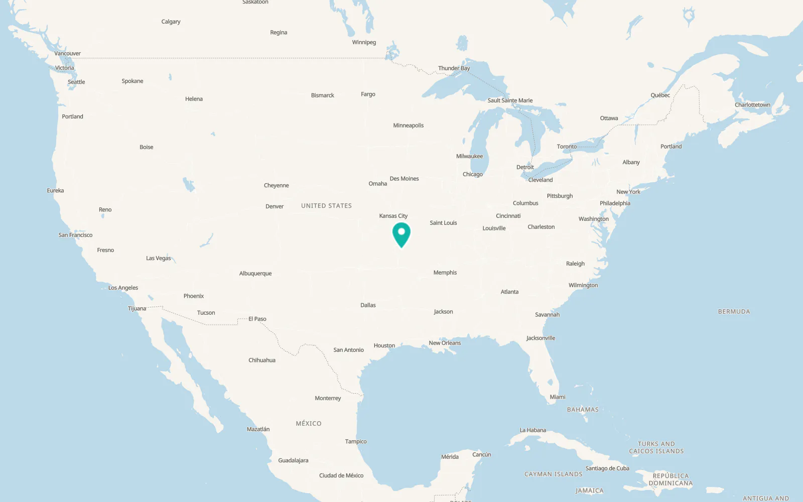 Map of Cassville