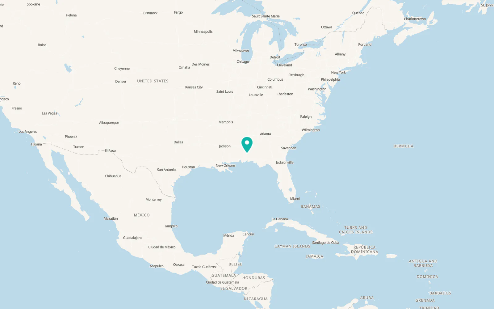 Map of Castleberry