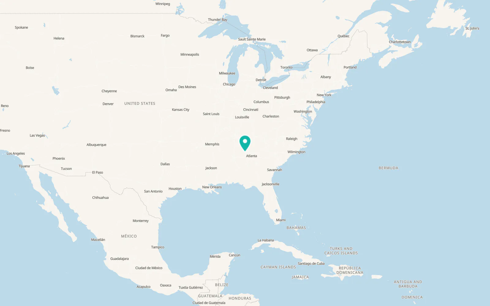 Map of Cave Spring