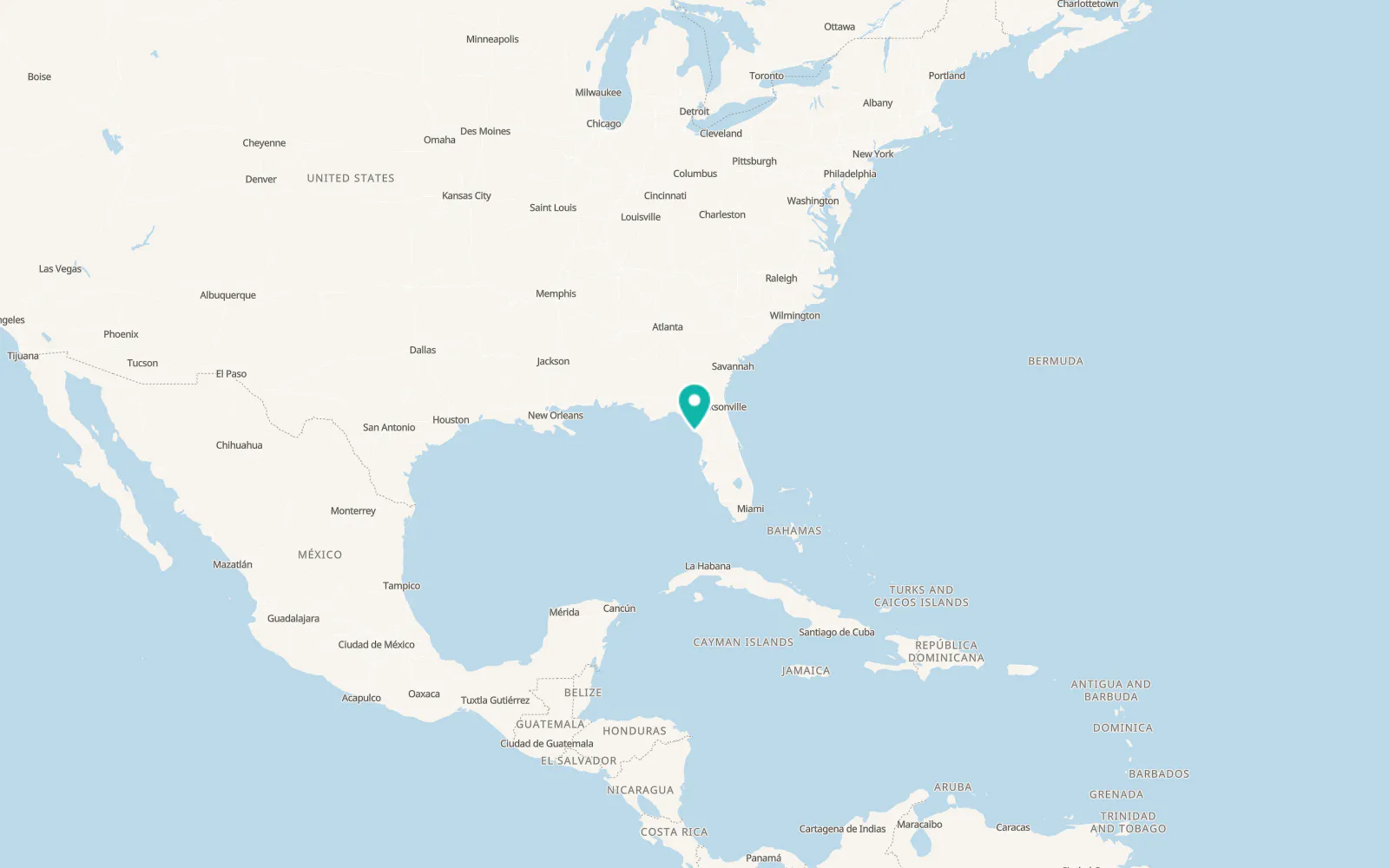 Map of Cedar Key