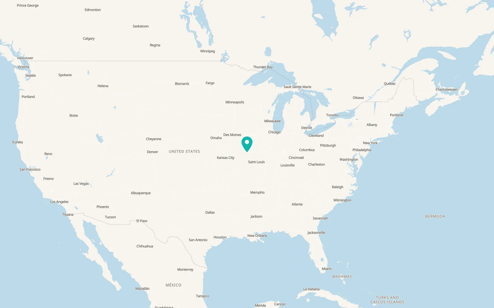 Map of Center