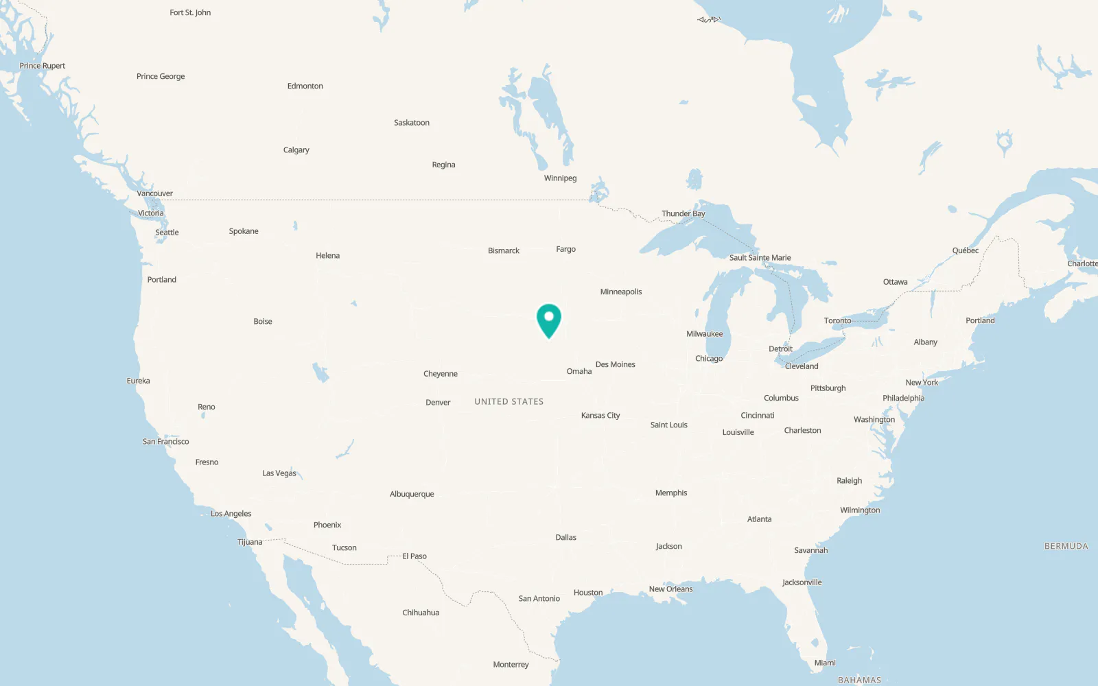 Map of Center
