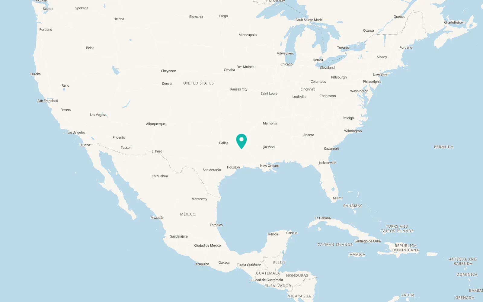 Map of Center