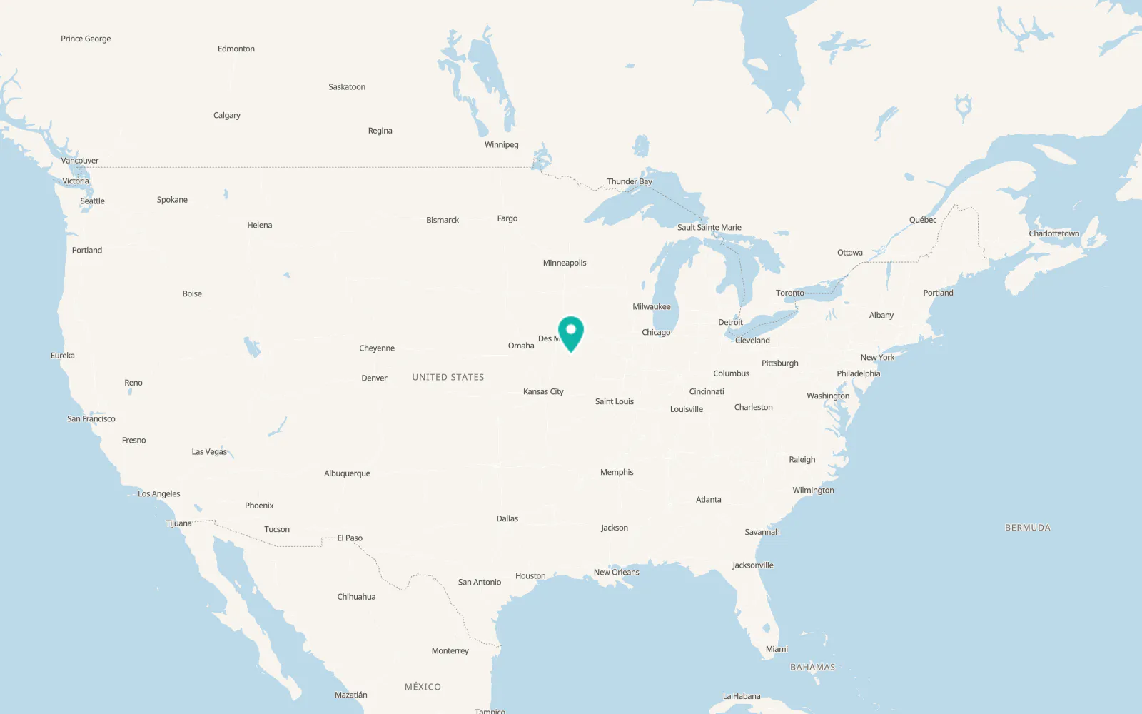 Map of Centerville