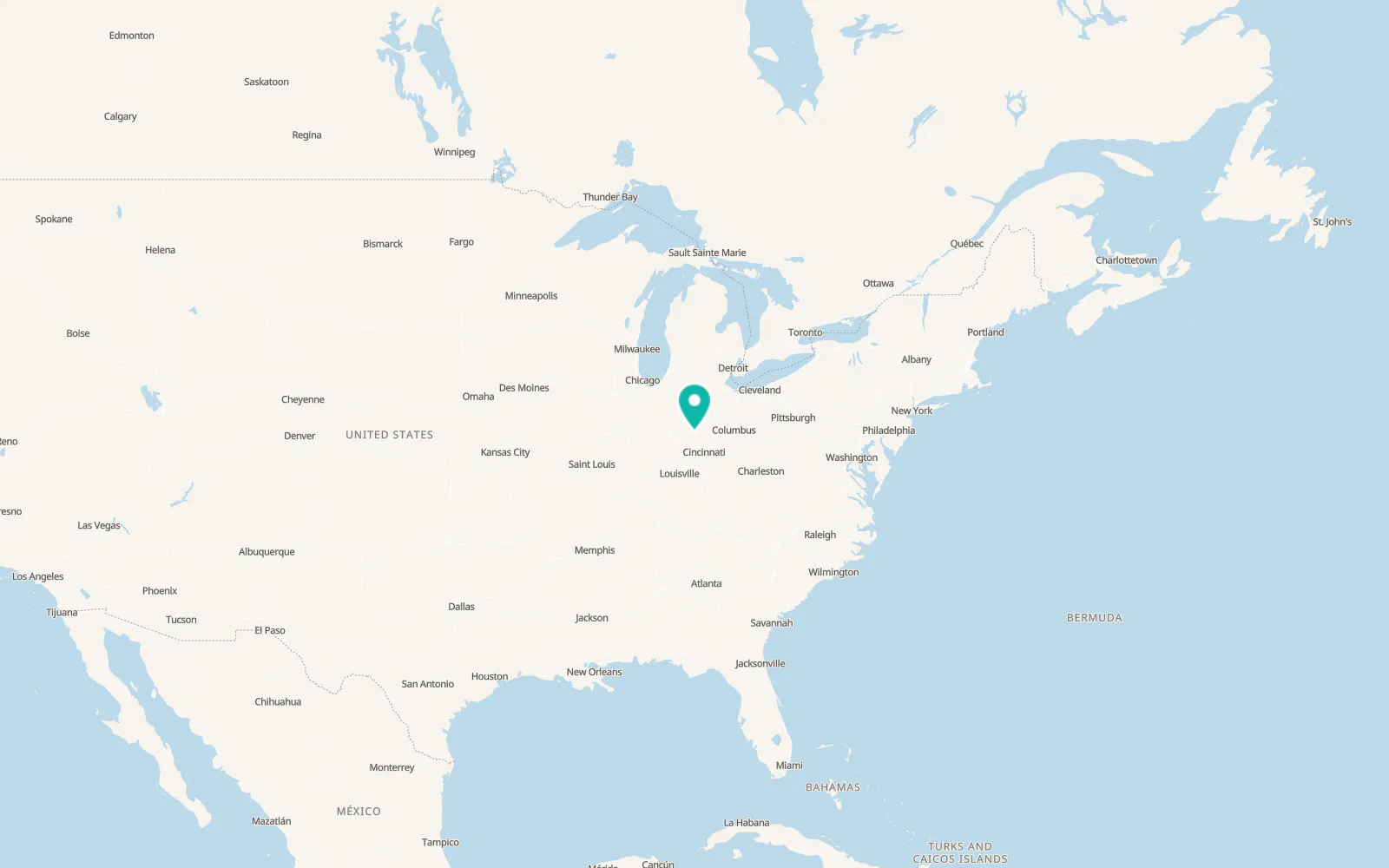 Map of Centerville