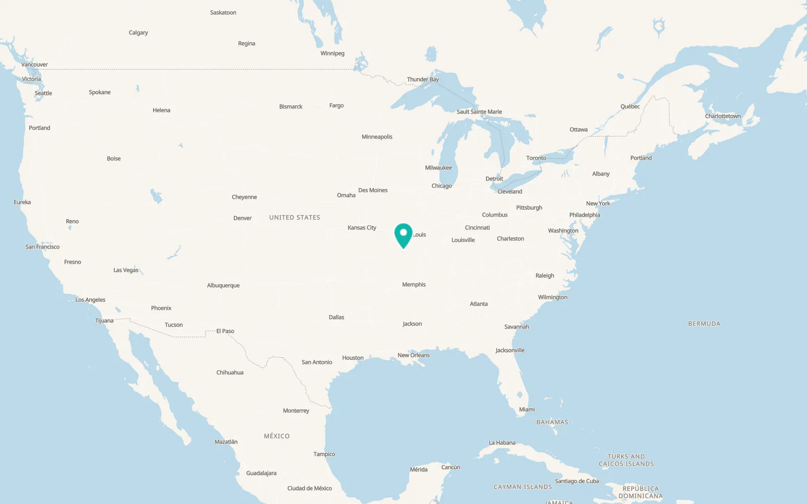 Map of Centerville