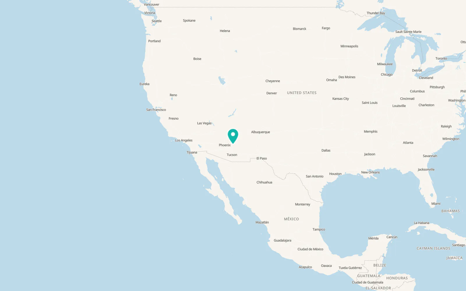 Map of Central Heights-Midland City