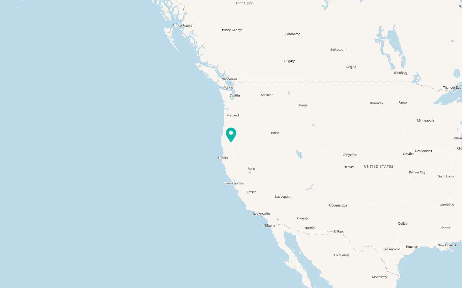 Map of Central Point