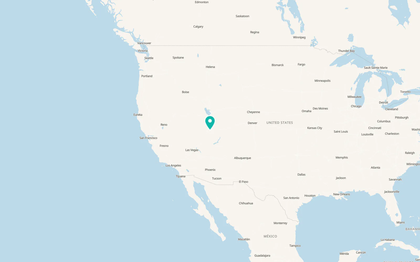 Map of Central Valley
