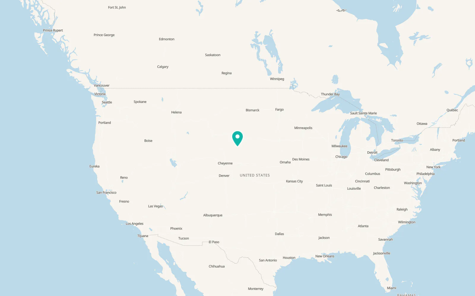 Map of Chadron