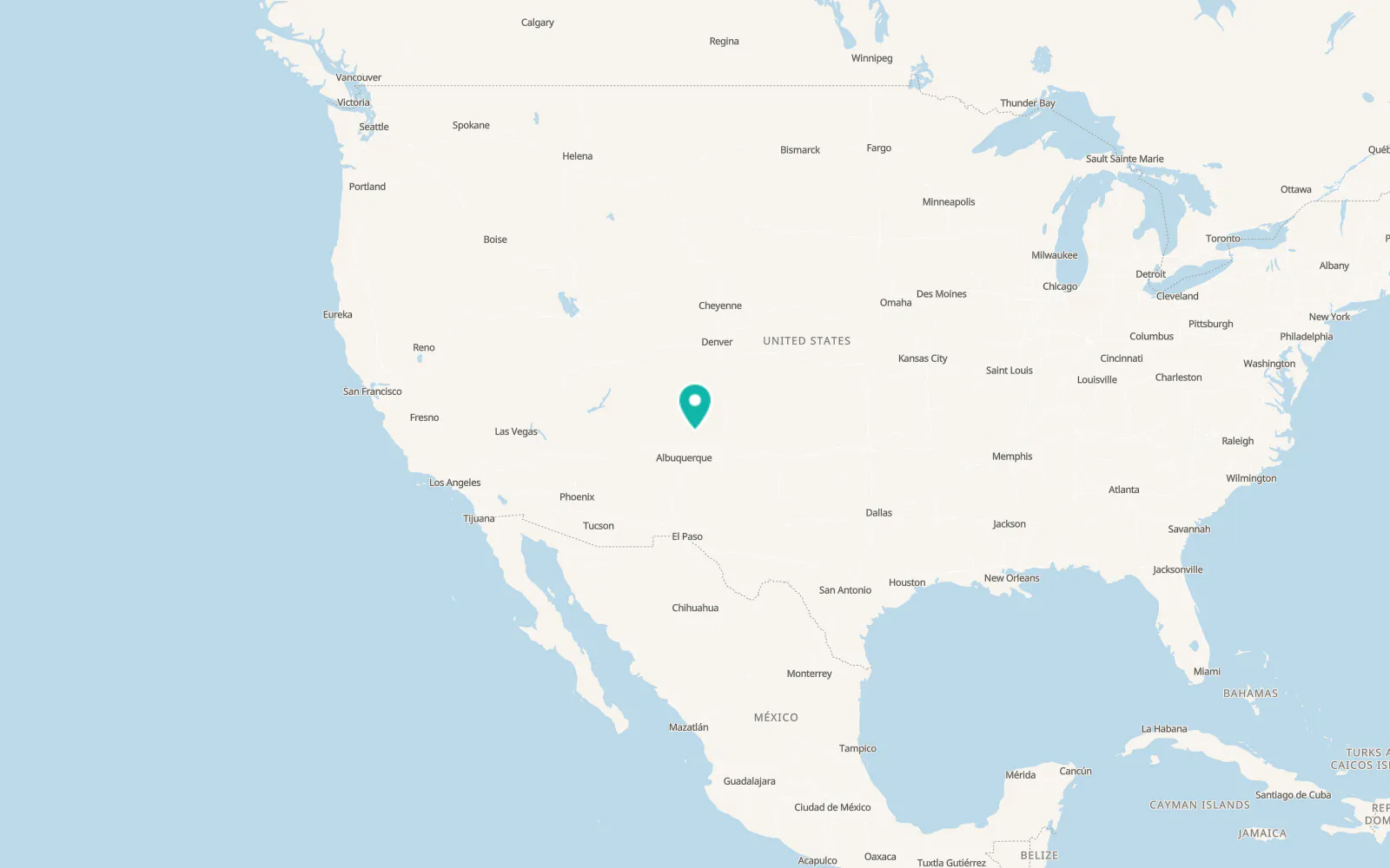 Map of Chamita