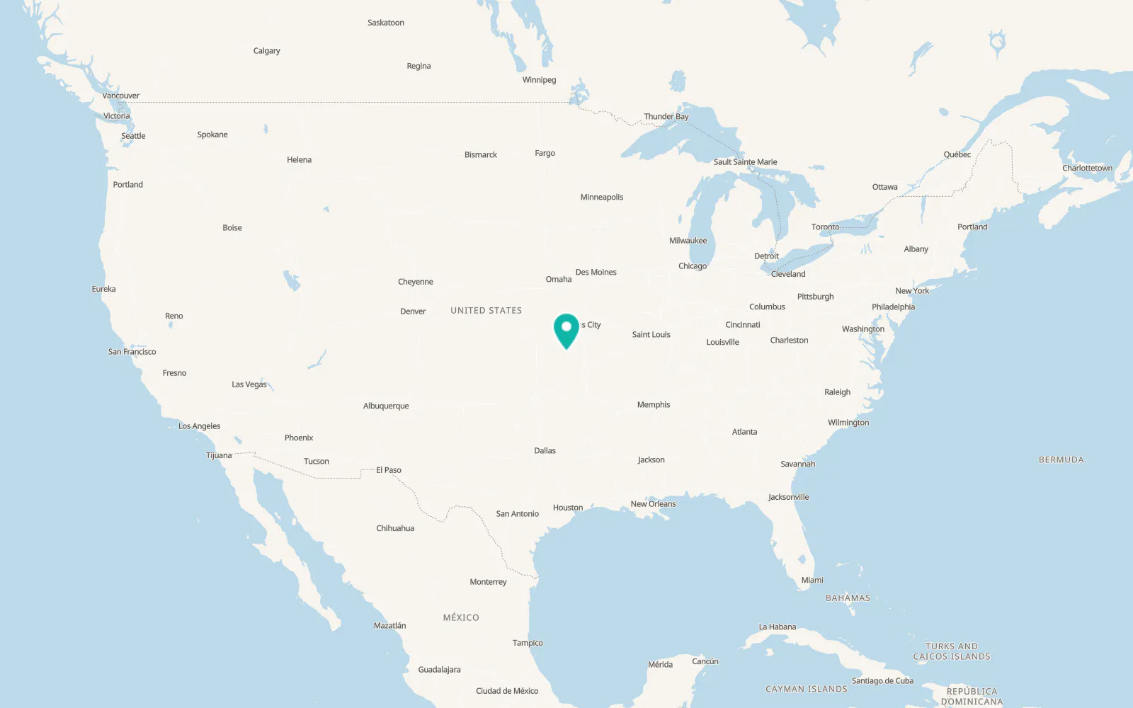 Map of Chanute
