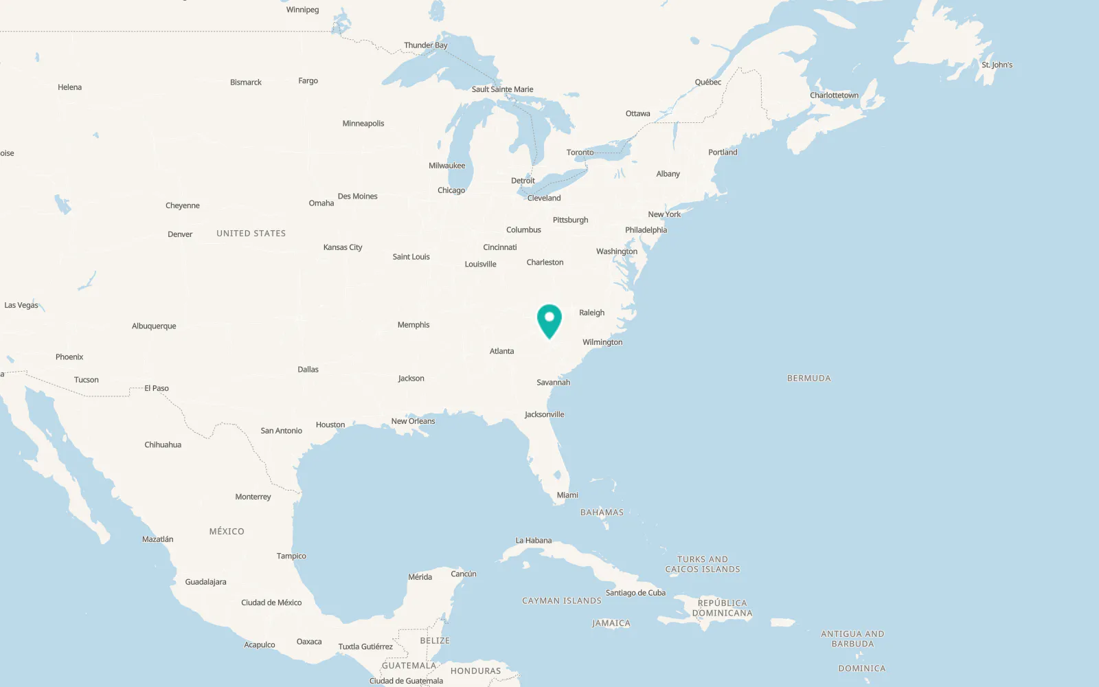 Map of Chapin