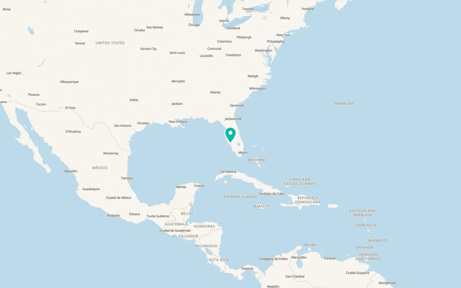 Map of Charlotte Harbor