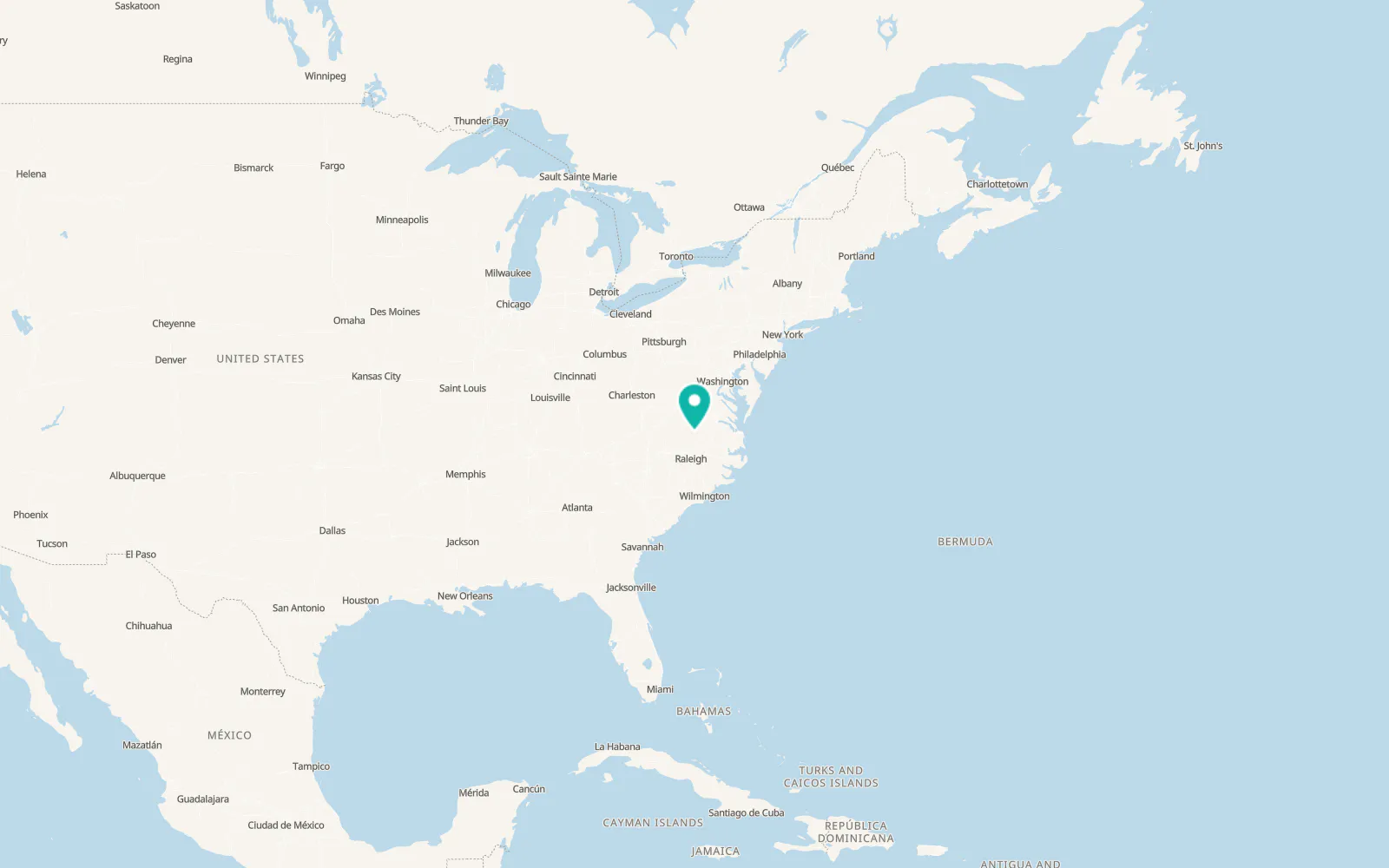 Map of Chase City