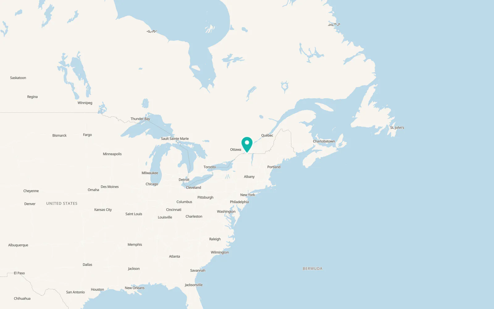 Map of Chateaugay
