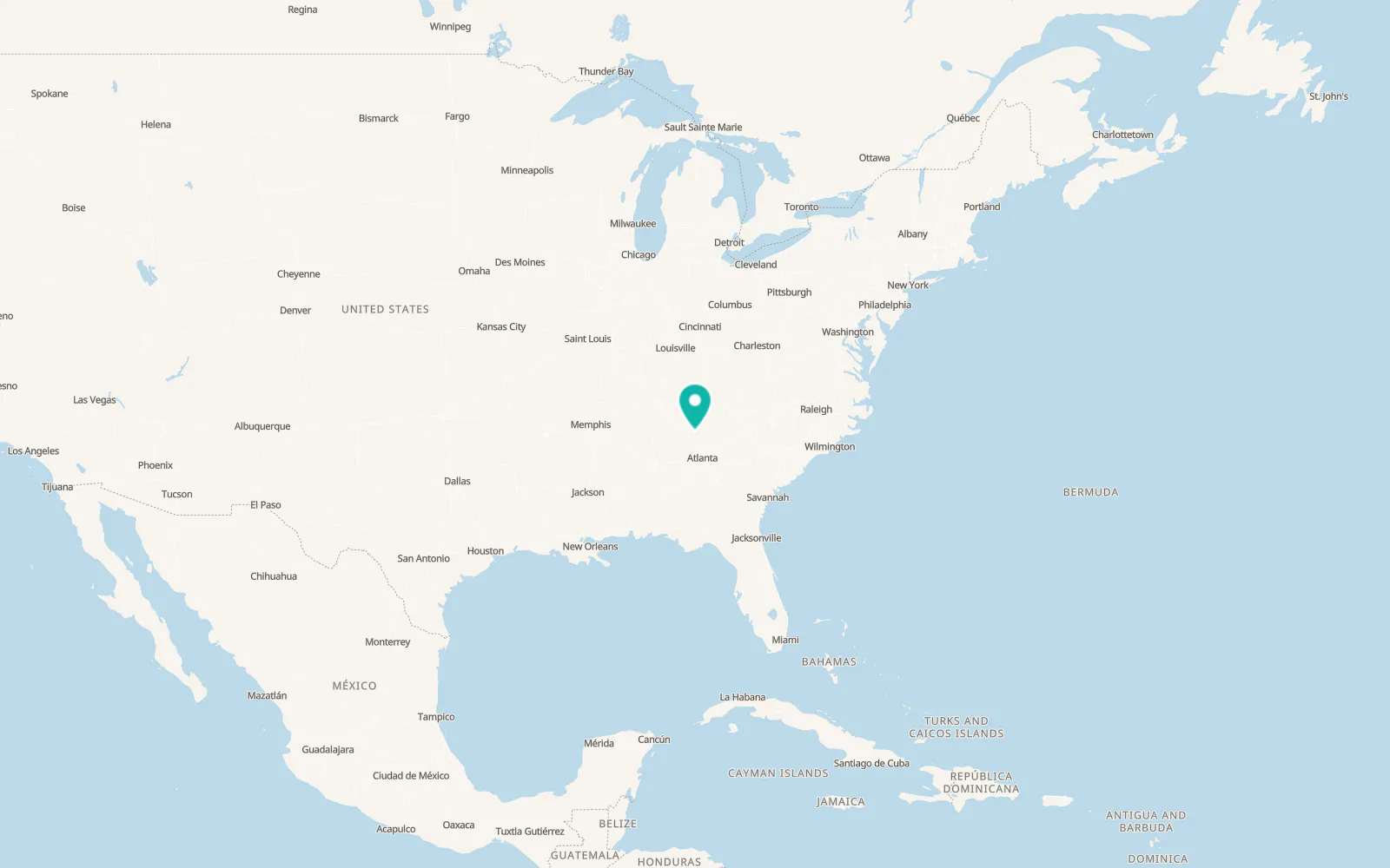 Map of Chatsworth