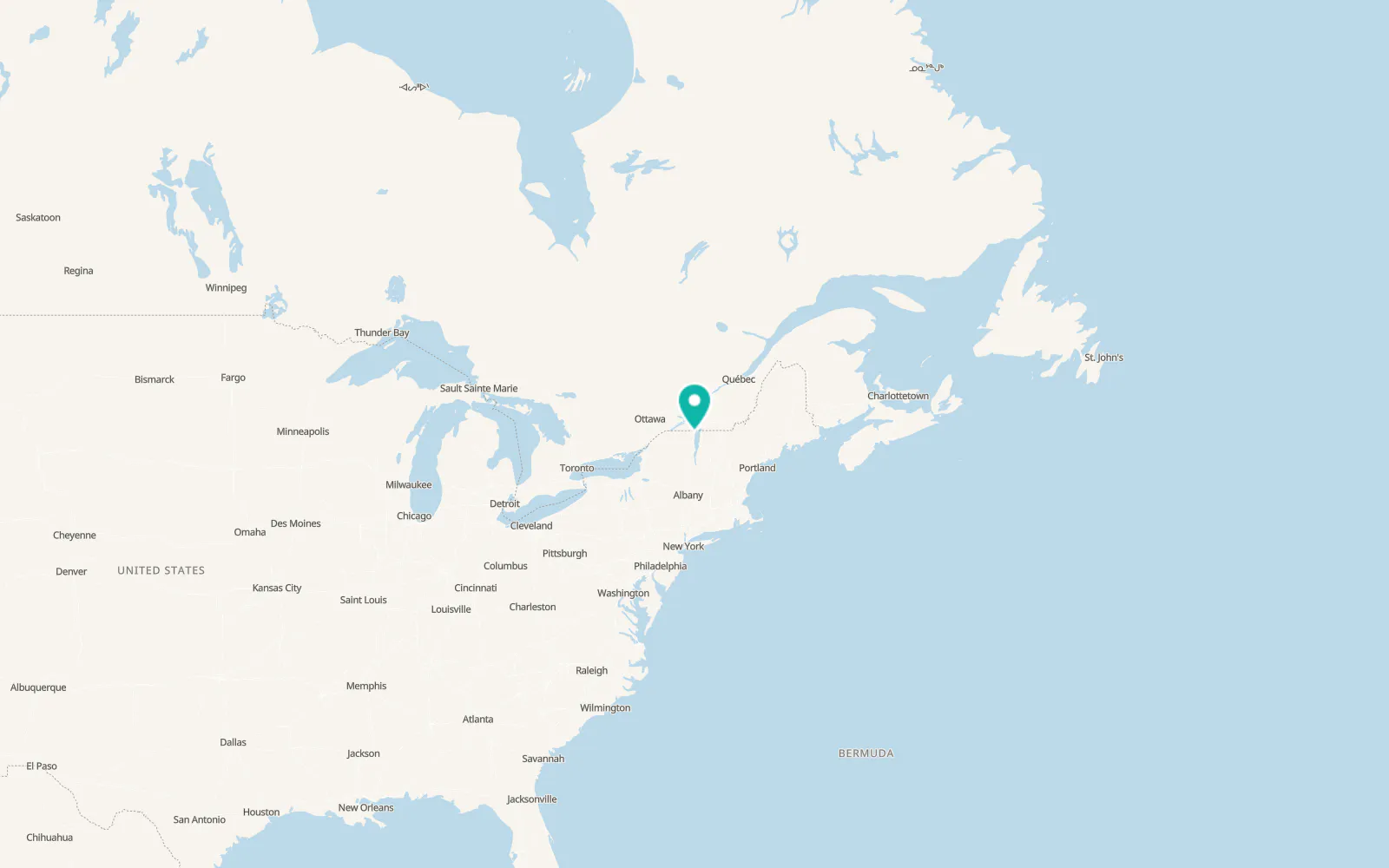 Map of Chazy