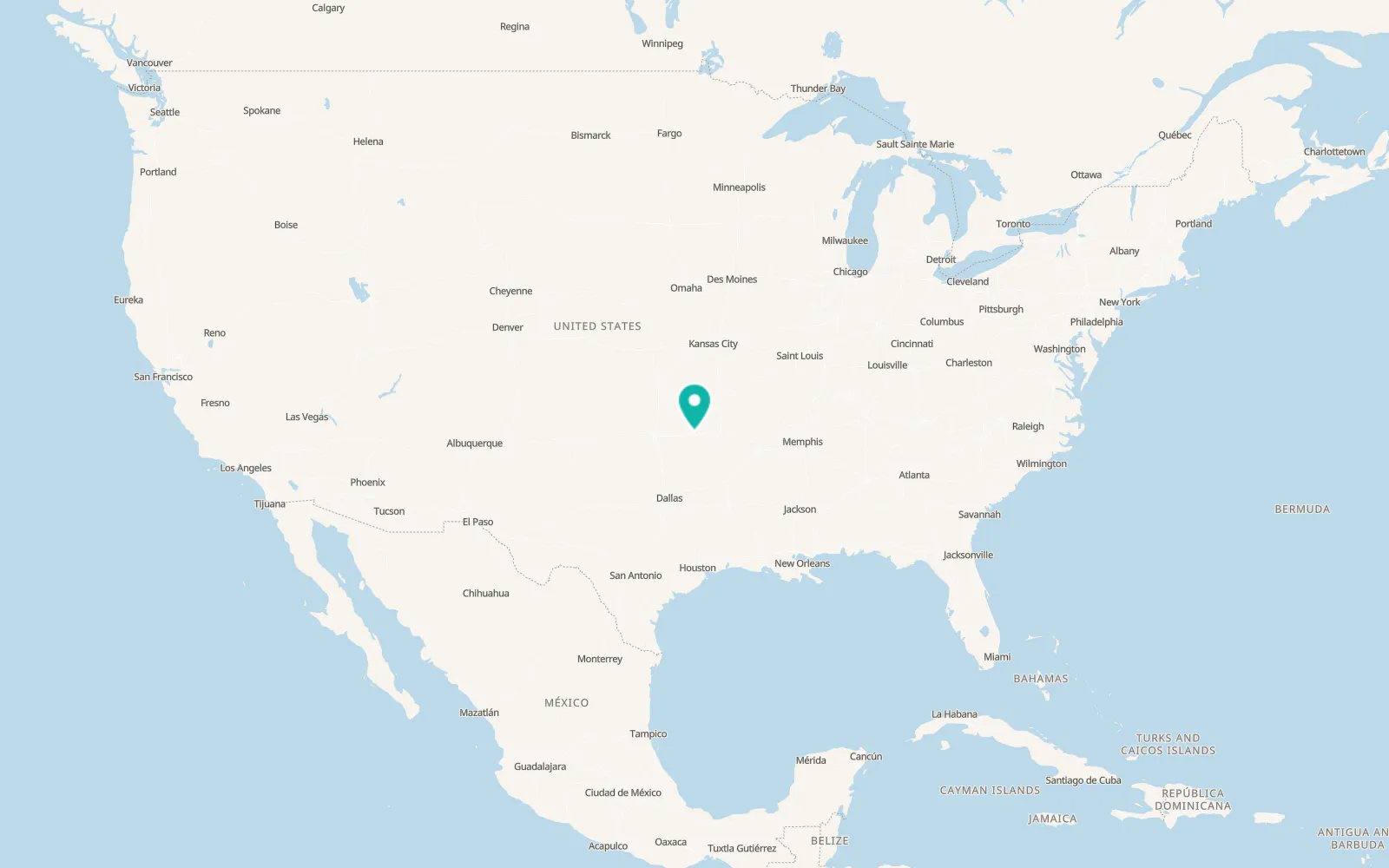 Map of Checotah