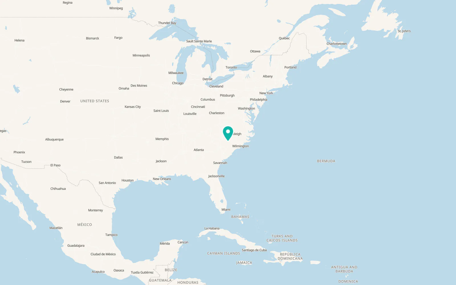 Map of Cheraw