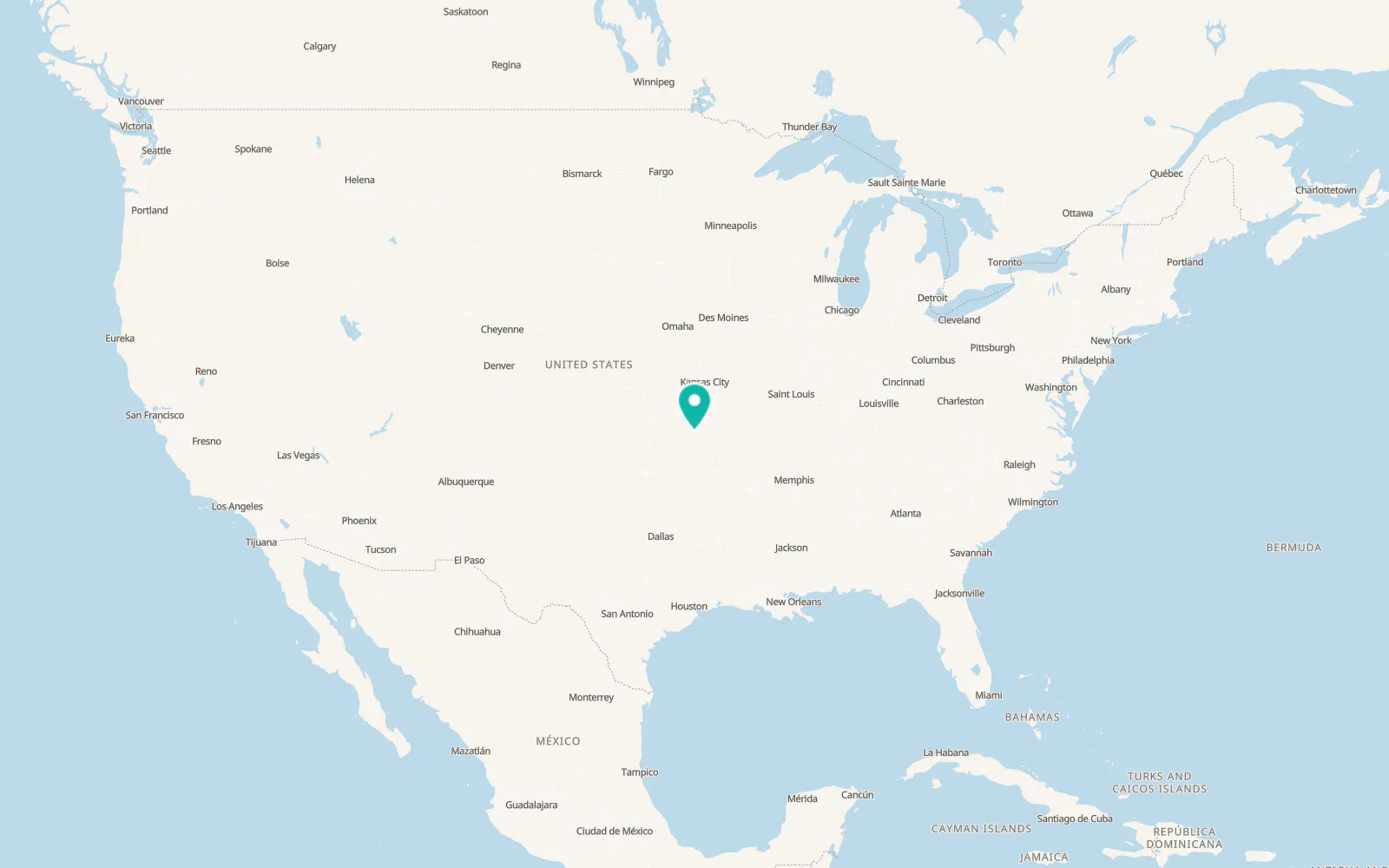 Map of Chetopa