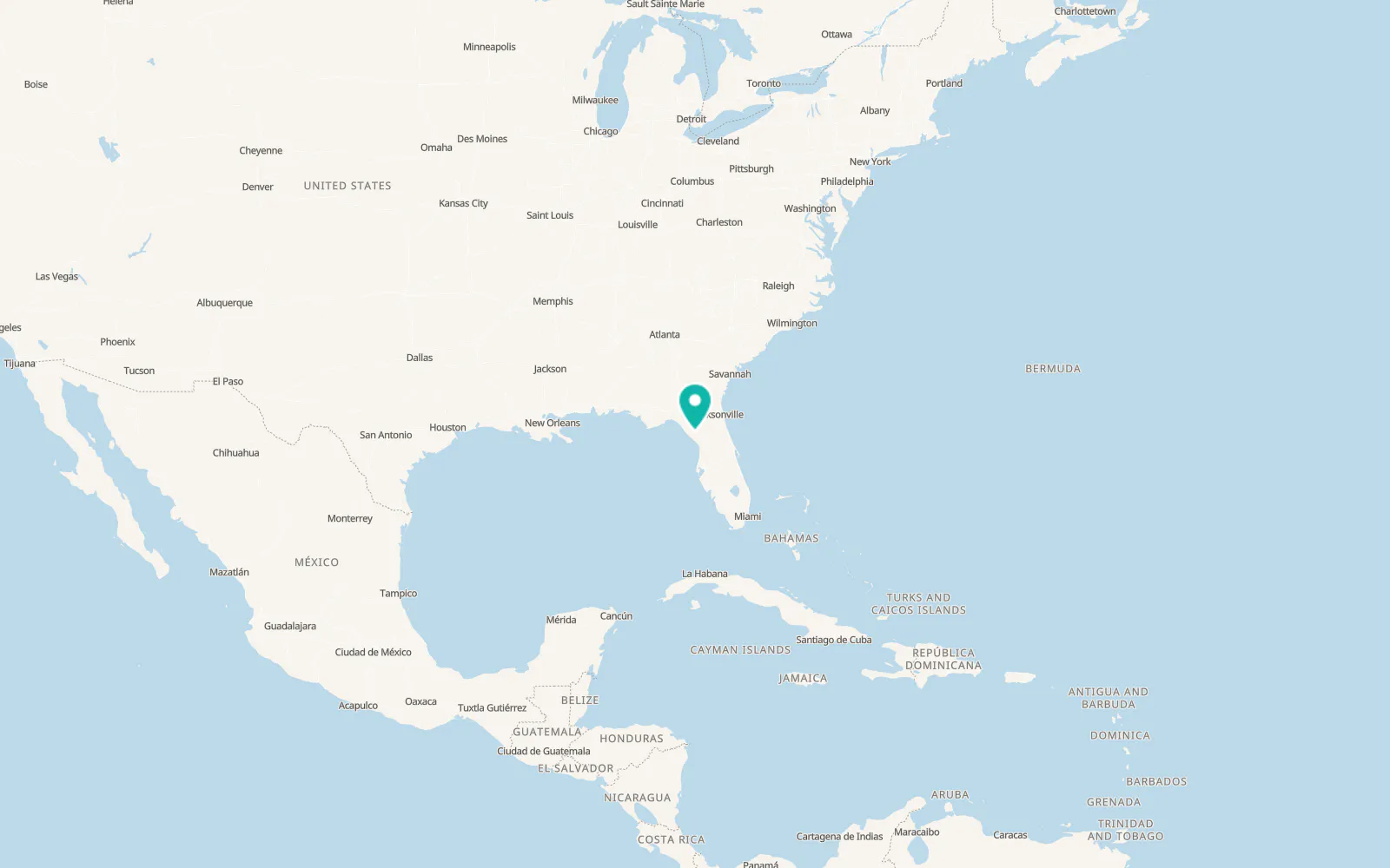 Map of Chiefland