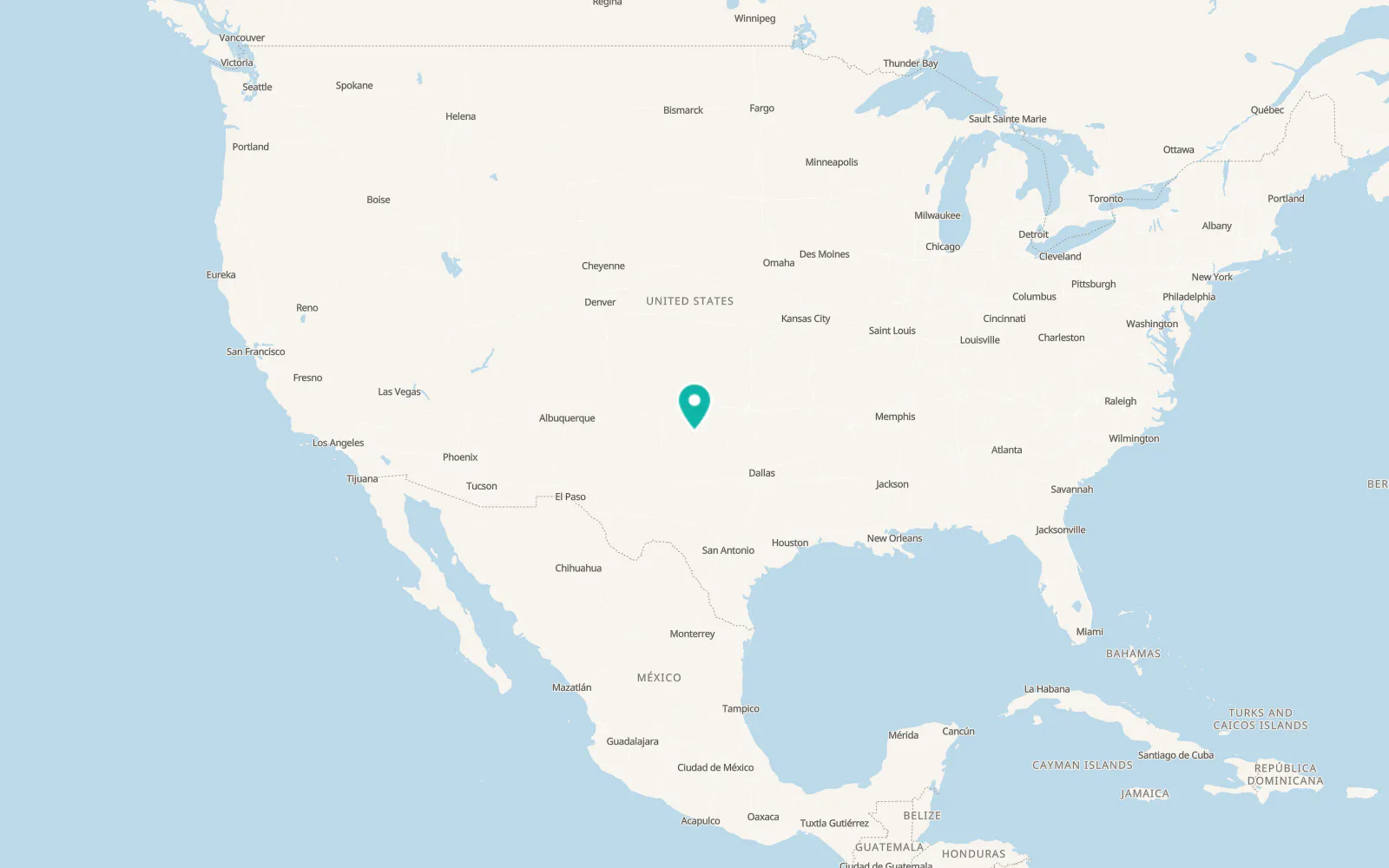 Map of Childress