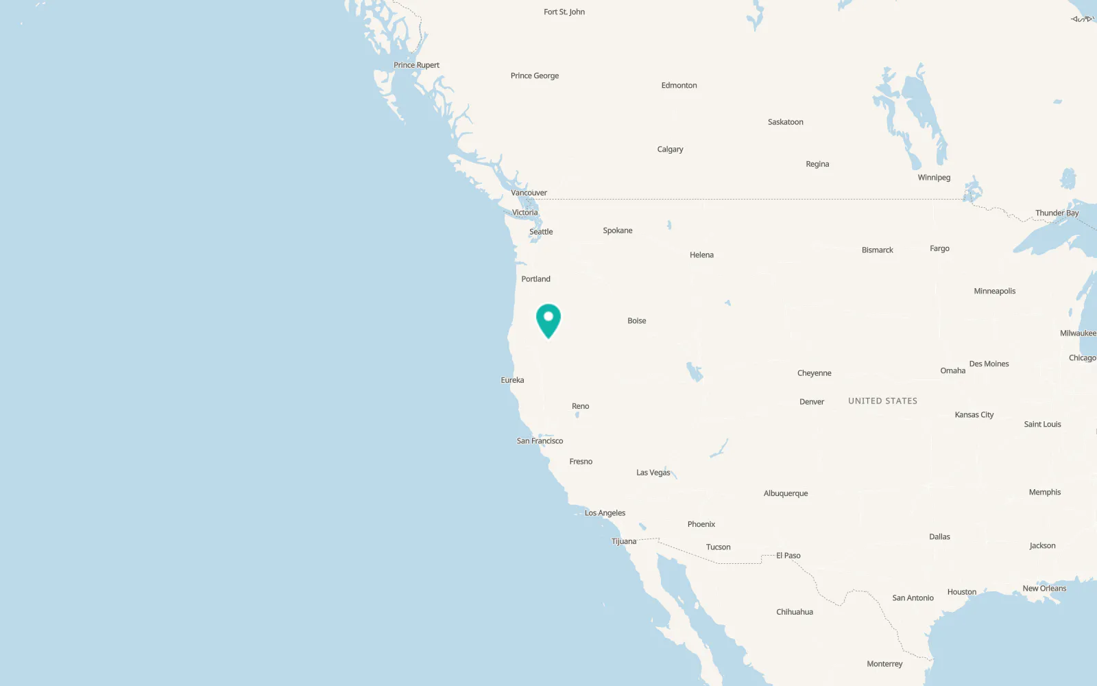 Map of Chiloquin