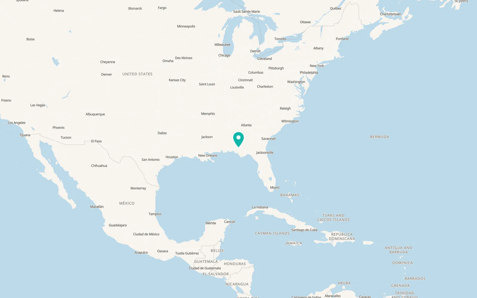 Map of Chipley