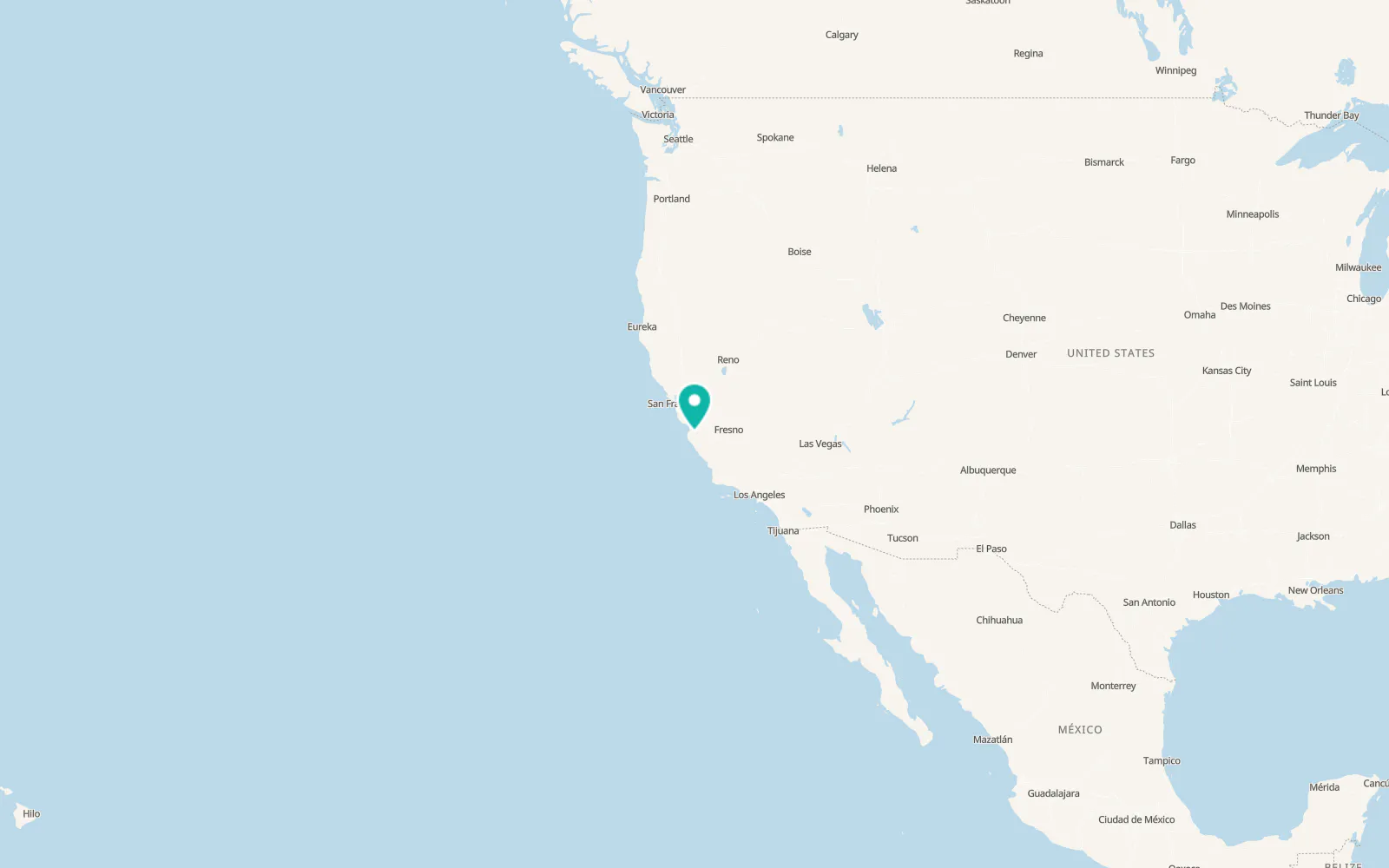 Map of Chualar