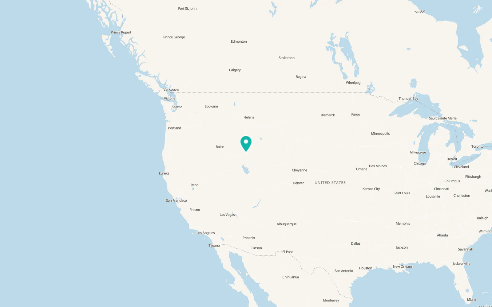 Map of Chubbuck