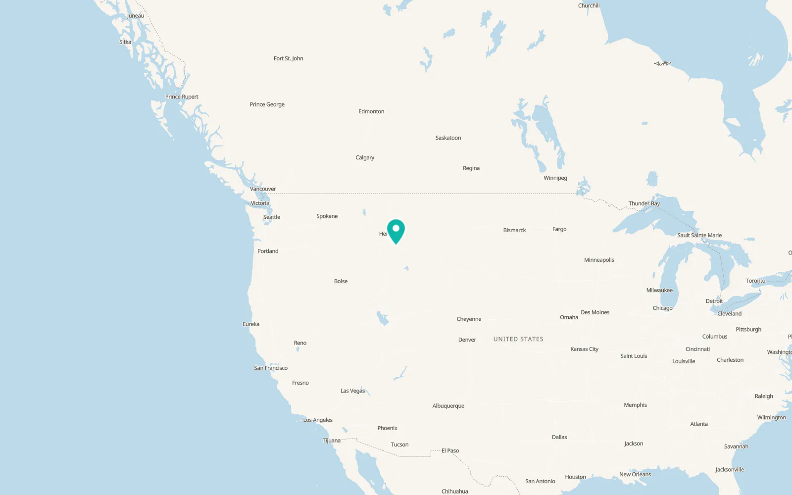 Map of Churchill