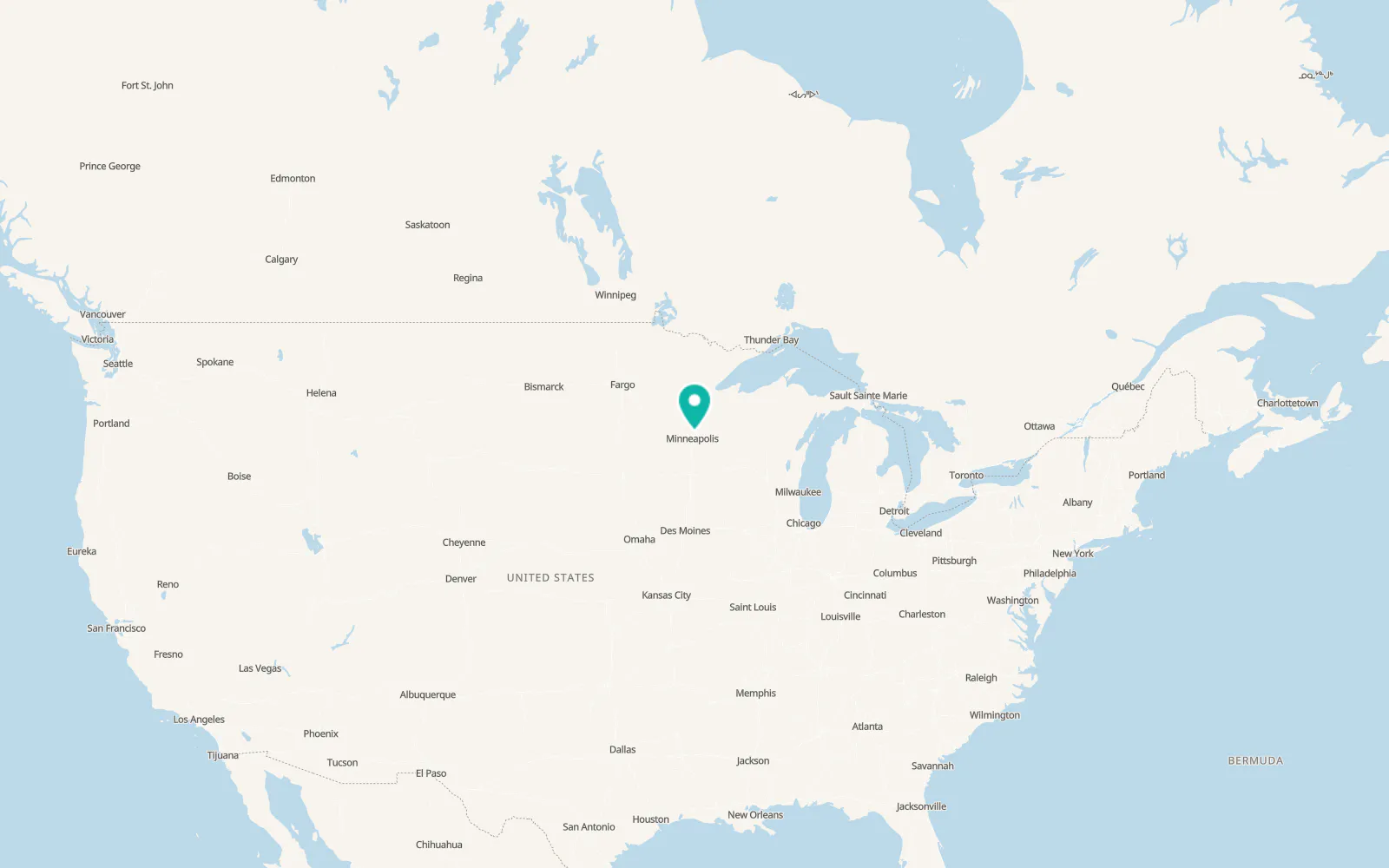 Map of Circle Pines