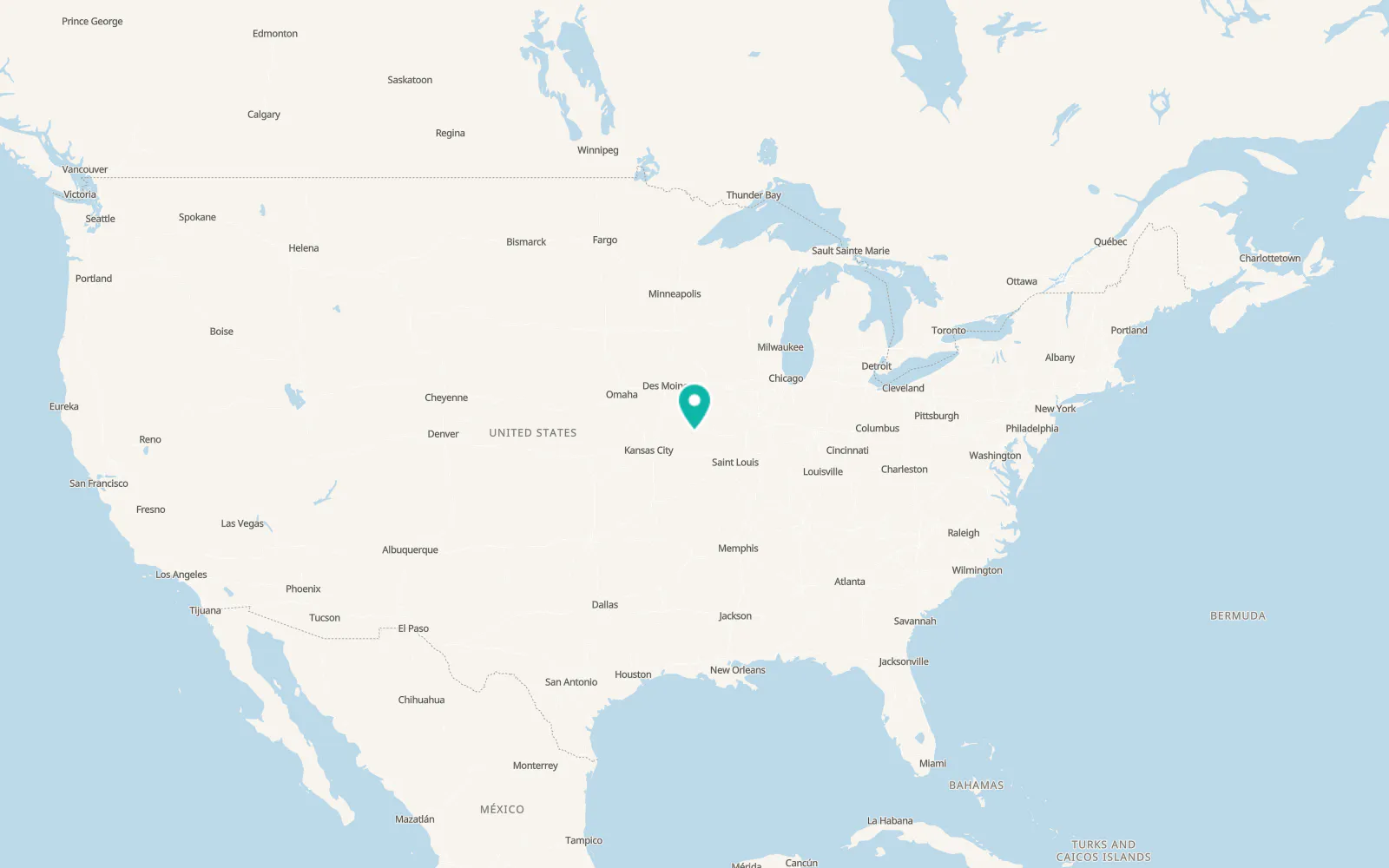 Map of Clarence