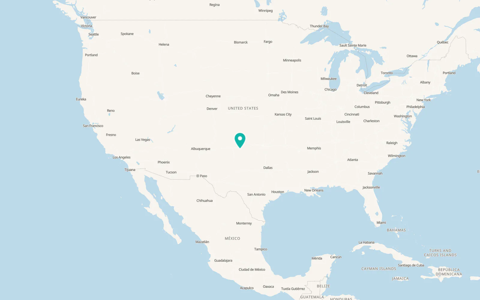 Map of Clarendon