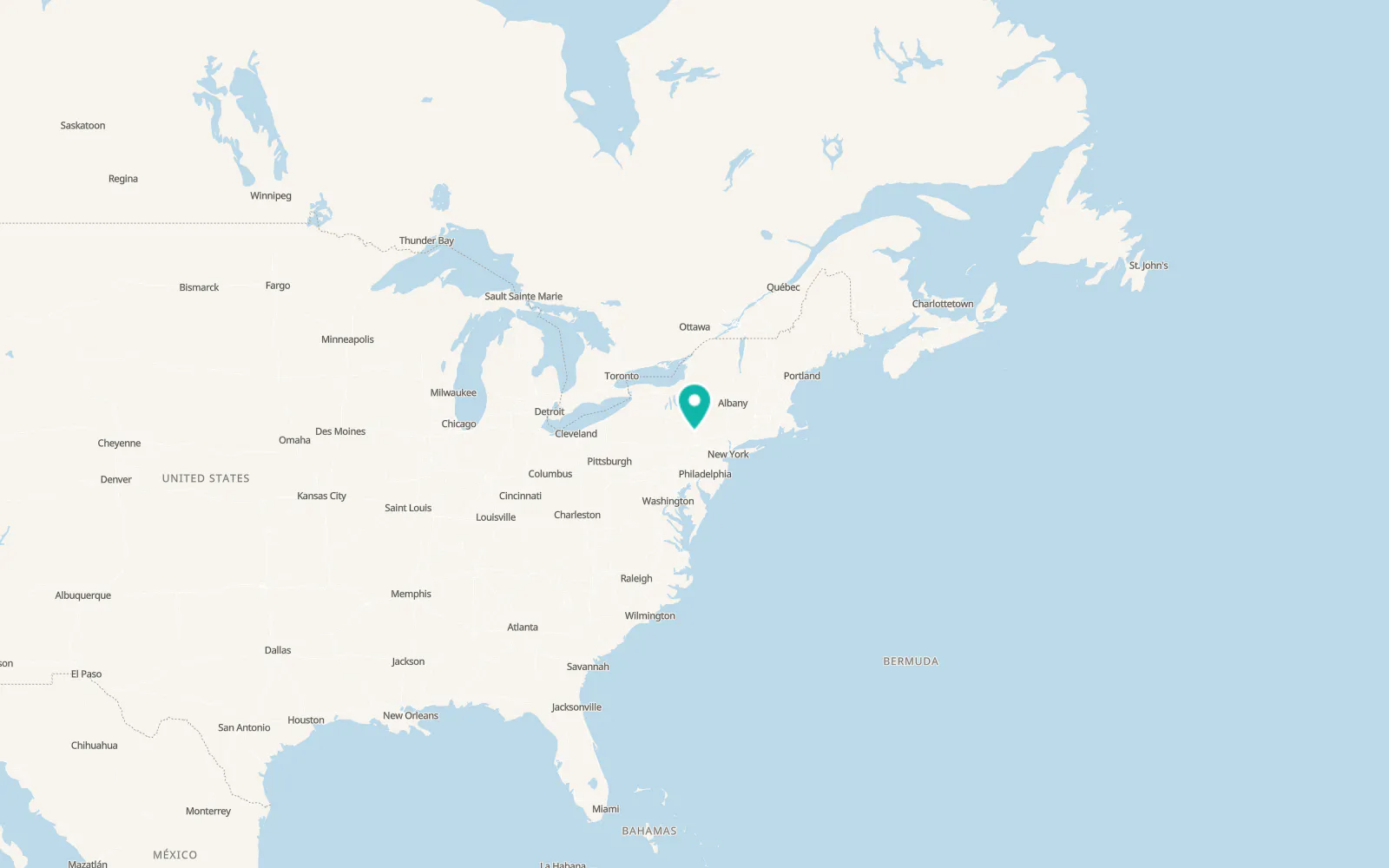 Map of Clarks Green